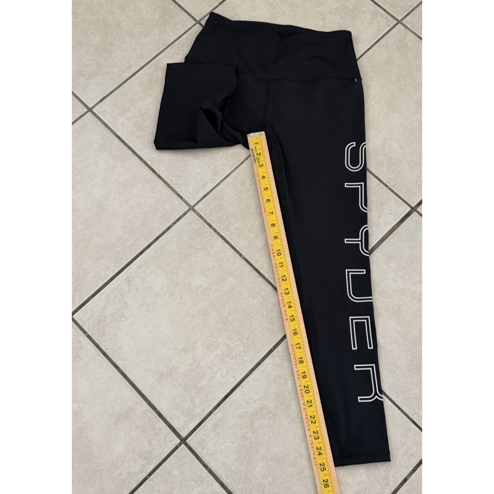 SPYDER HIGH RISE LEGGING 25” BLACK COLOR SIZE SMALL - Picture 4 of 7